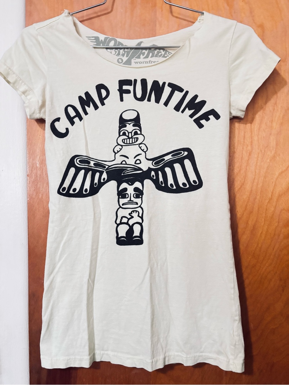 Cream 'Camp Funtime' Graphic Short Sleeve Tee